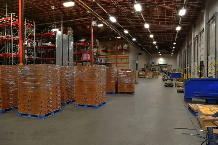 Before, legacy high-bay lighting