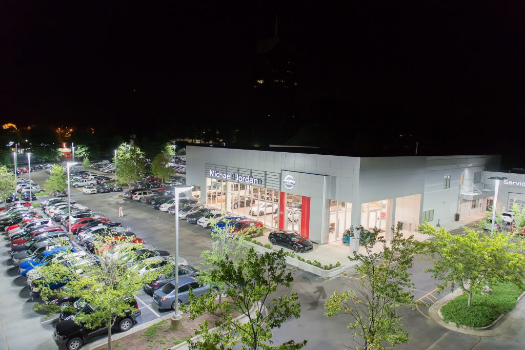 Car Dealerships Save 65% with LED Lighting