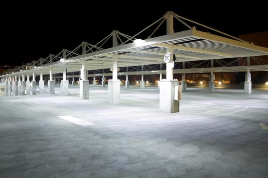 Parking Garage Lighting Retrofitted In Palatine