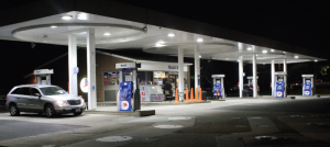 Gas Station Canopy Lighting