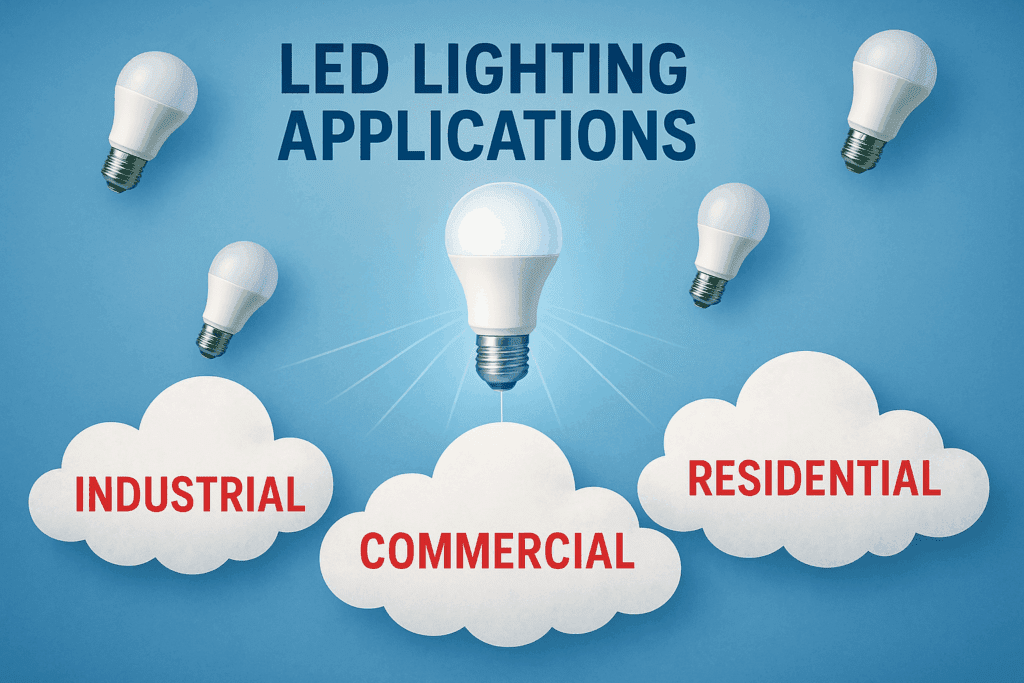 LED Lighting Applications Residential Commercial And Industrial Uses